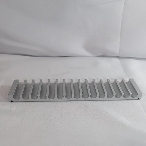 Compakt CD Holder Michael Santella Dibis Silver Retro Extruded Aluminum Vintage - Picture 6 of 11